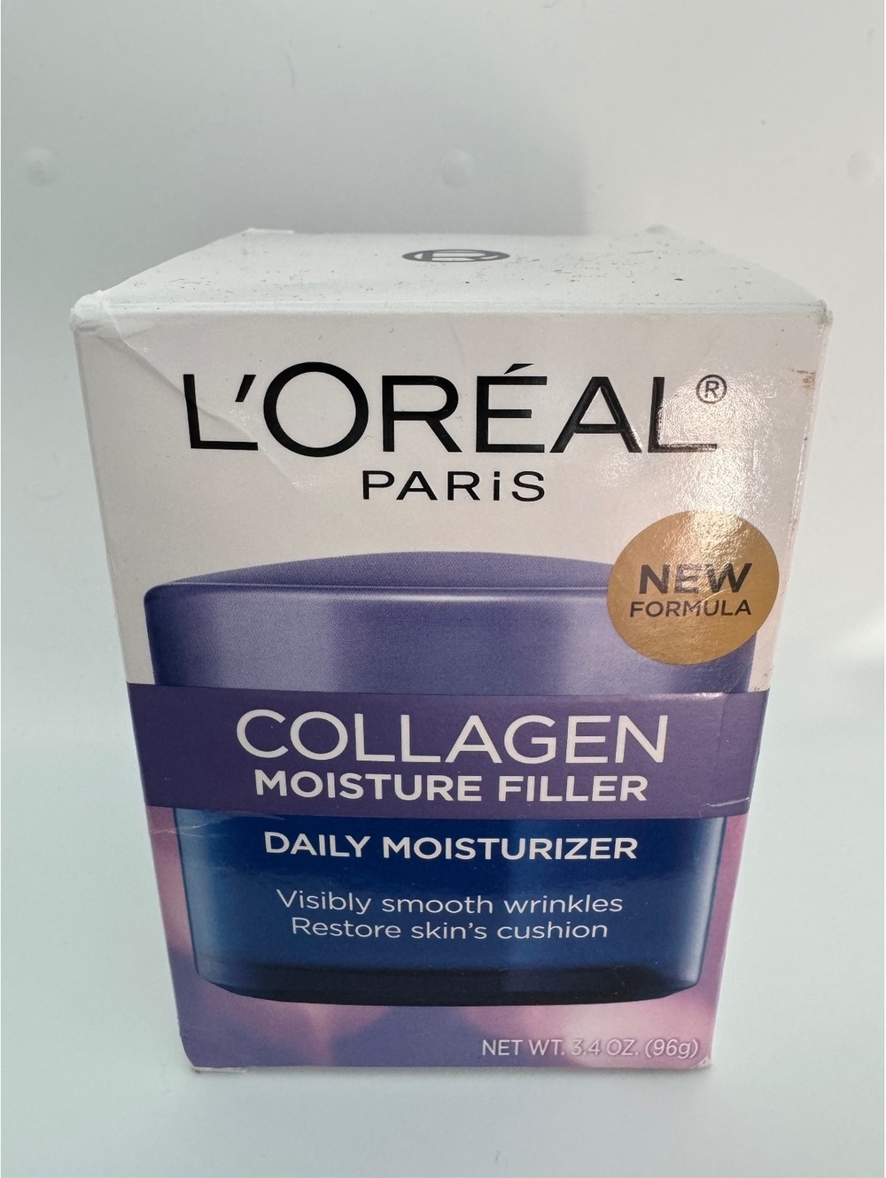 L'Oreal Paris Collagen Moisture Filler Daily Moisturizer 3.4 oz New Formula